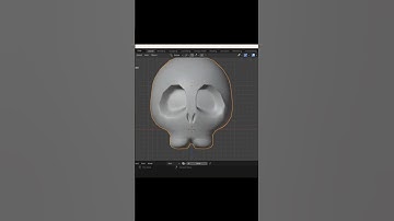 How to Make 3D Spooky in Blender | Blender Tutorial #shorts #blender #blendertutorial #illustration