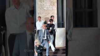 Jin at Gucci SS26 Milan Fashion Week