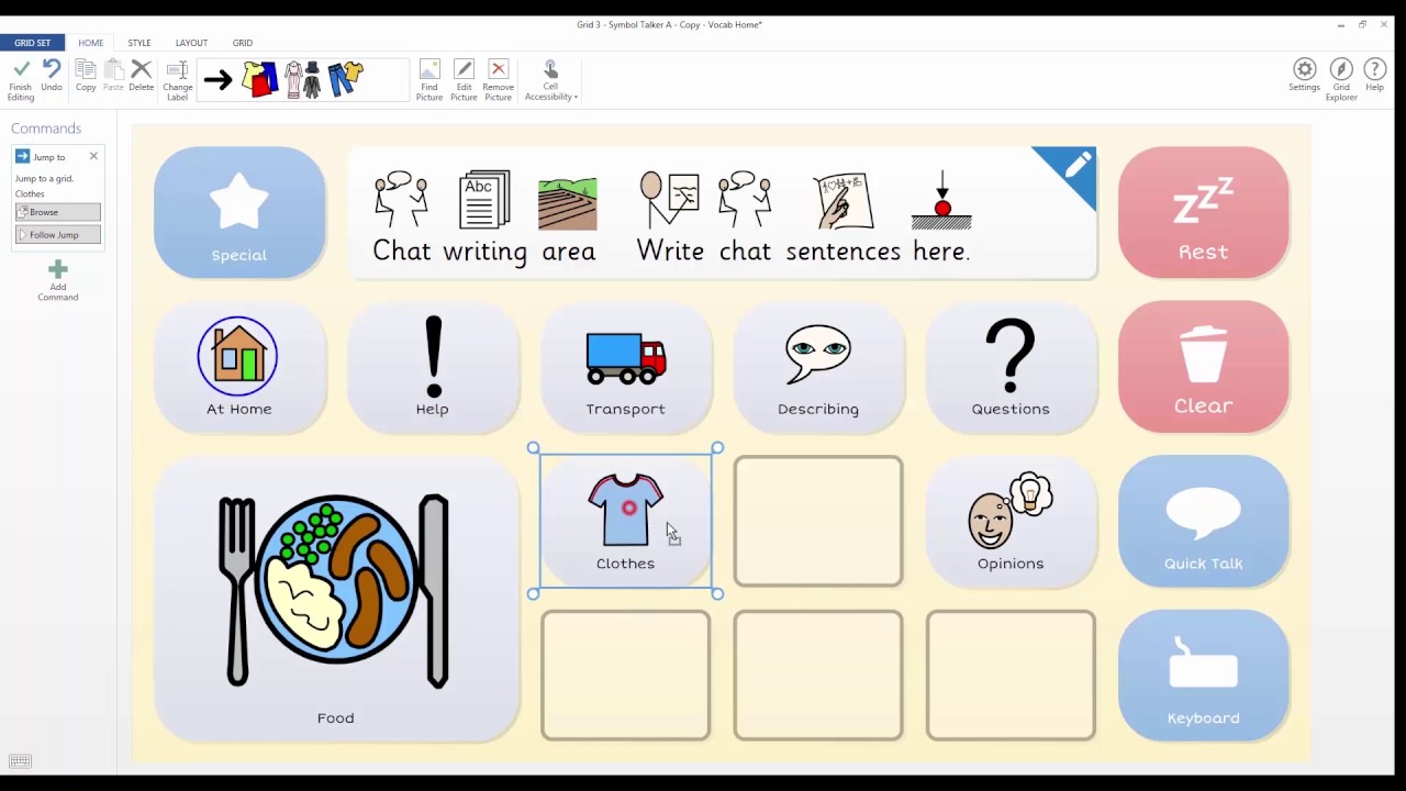 Grid 3 lesson 1.4 : Arranging and resizing - YouTube