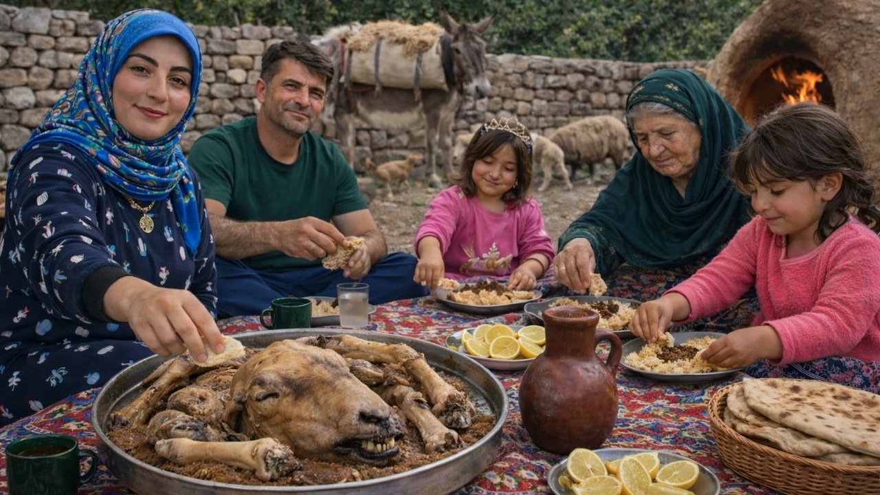 UNSEEN Village Life in Western Iran  | Kaleh Pacheh, Acorn Harvest & Donkey Ride