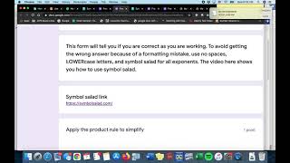 How To Use Symbol Salad For This Form