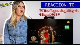 Voice Teacher Reacts to KZ Tandingan sings Royals 'Singer 2018' Episode 9