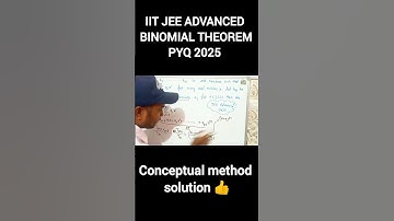 IIT JEE advanced binomial theorem pyq 2025 #Jeepathshala #Jeewarriors #goalsjee #jeeachievers