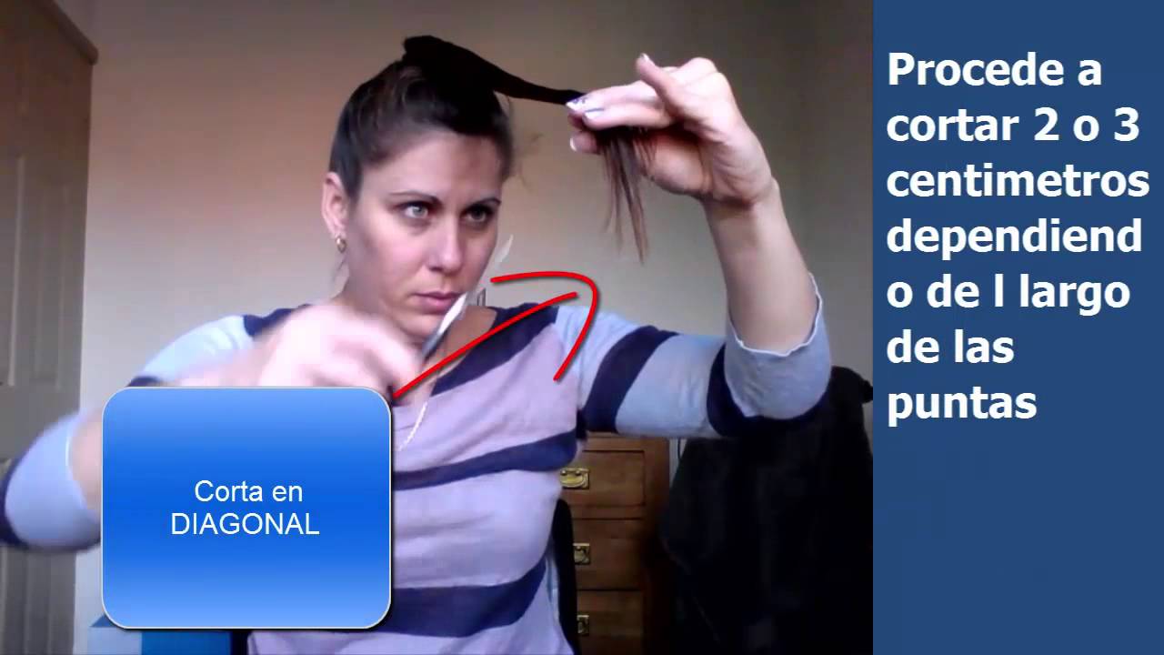 Cortarse las Puntas del pelo en Casa para Pelo Largo y Lacio Gina Altaira YouTube Cortarse las Puntas del pelo en Casa para Pelo Largo y Lacio Gina Altaira YouTube