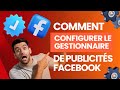 Configuration du gestionnaire de pages facebook  guide complet  tutoriel