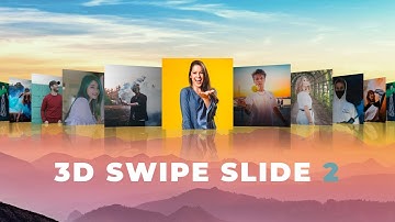 Responsive Touch Slider Using Html CSS & Swiper.js | 3D Responsive Slider 2