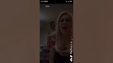 رقص سکسی در لایو اینستا sexy dance in live video