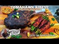 🔥 Epic Tomahawk Ribeye on the Blackstone | Espresso Brown Butter Steak