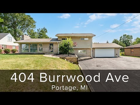 404 Burrwood Ave, Portage, MI home video tour
