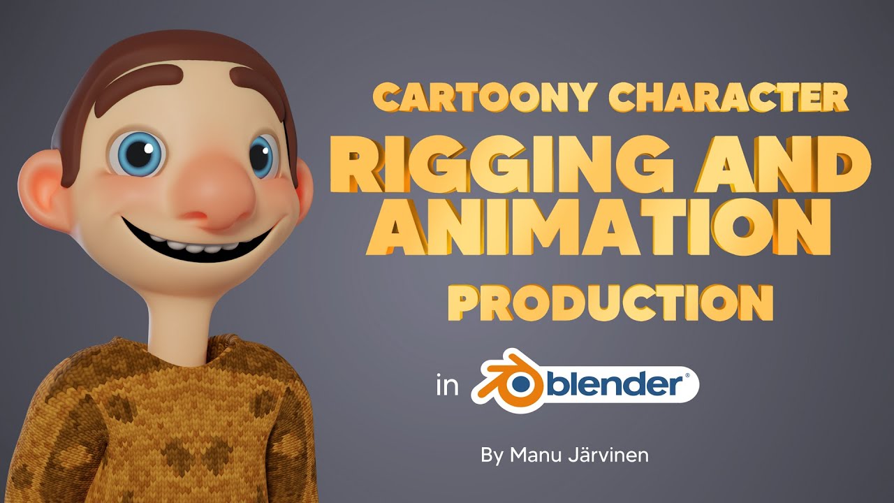 Cartoony Character Rigging And Animation Production In Blender - YouTube