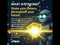 Stake your tokens. Strengthen your future.