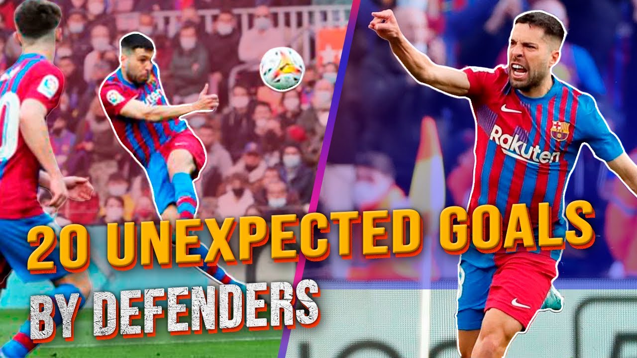20 unexpected goals by defenders 😱 When defender scored better than