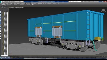 3dsMax Tutorials, Tutorial on Modeling a BOXNHL Rail Wagon in 3dsmax ( Part 6) ( Hindi Tutorial )