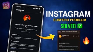 Instagram Account Suspended? 😱 Fix It in 5 Minutes! (2026 Method)