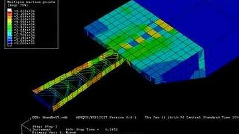 Finite Element Barge Model 2