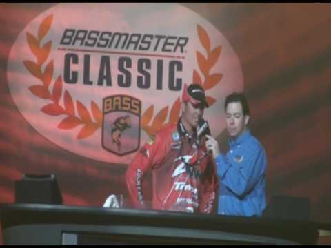 Casey Ashley 2009 BassMaster Classic Day 2 Weigh In