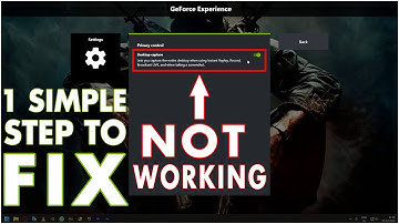 Shadowplay Desktop Capture Not Working (1 Simple Step to Fix)