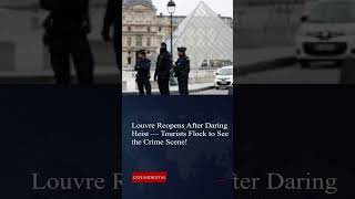Louvre Reopens After Daring Heist — Tourists Flock to See the Crime Scene!