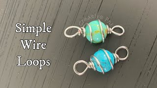 How to make wire wrapped loops - spiral