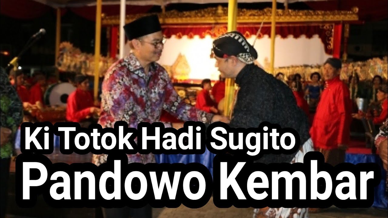 Nonton Bareng Wayang Kulit, Ki Totok Hadi Sugito Lakon Pandowo Kembar