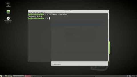 How to check your Cinnamon Version in Linux Mint
