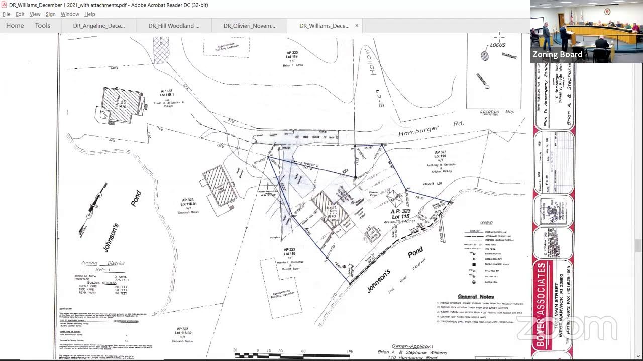Coventry Ri Zoning Map Town Of Coventry Zoning Board Of Review Meeting - December 1, 2021 - Youtube