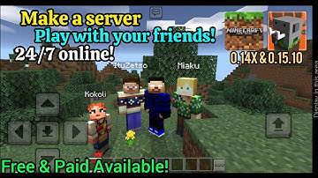 How to make your Own McPE & Craftsman 0.14.3/0.15.10 Online Multiplayer Server (Full Tutorial)