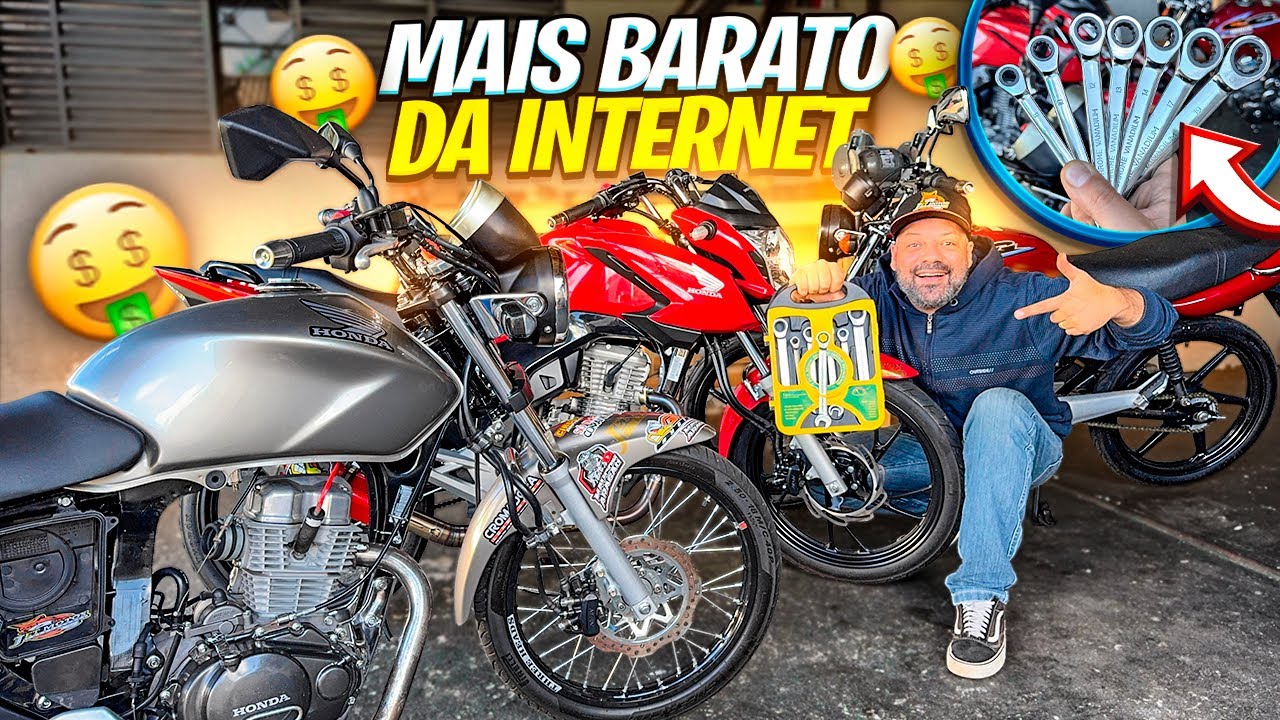 KIT CHAVE COMBINADA DE CATRACA CUSTO BENEFÍCIO [ TESTEI NAS MOTOS É TOP 🤩🤑 ]