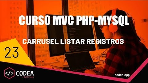 Listado Carrusel MVC PHP