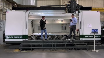 5-axis Large Part Milling Machine from C.R. Onsrud - Meet the HM-Series or "Hybrid Mill".