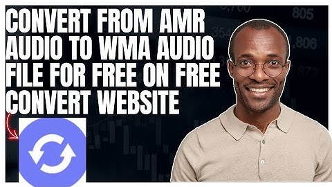 How to convert from an AMR audio to WMA audio file on FreeConvert website