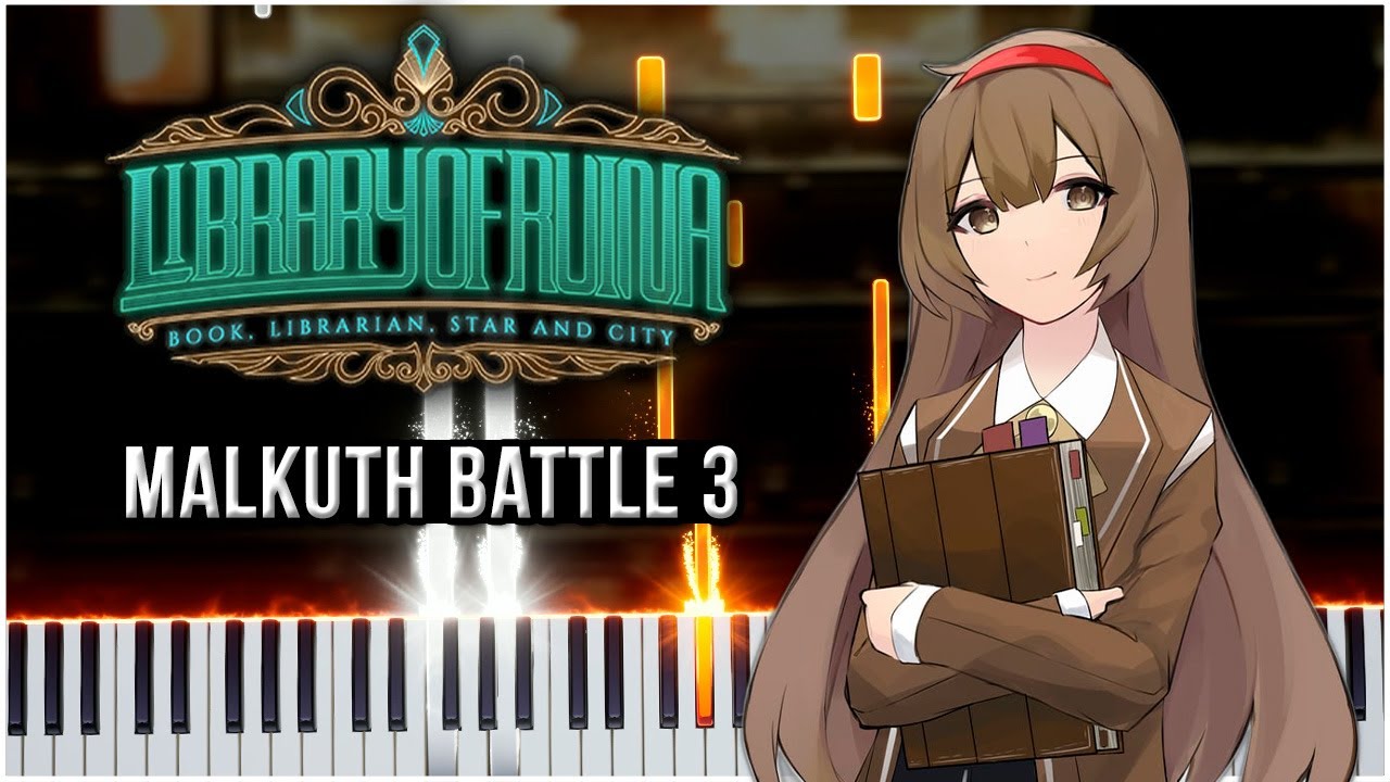 Malkuth Battle 3 (Library of Ruina) 【 PIANO TUTORIAL 】