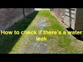 How to Detect a Water Leak 