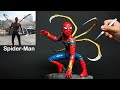 Sculpting Iron Spider-Man From Polymer Clay | No Way Home | Kay‘s Clay