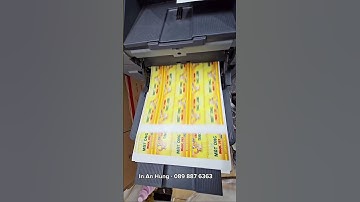 In tem decal sản  phẩm mật ong bằng máy in Laze #in_an_hưng #inanhung #intemnhan