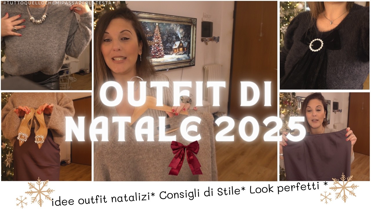 ⭐ Outfit di Natale 2025 🎄 Idee Look Eleganti per le Feste ✨#outfit natale#natale2025 #ootd #curvy
