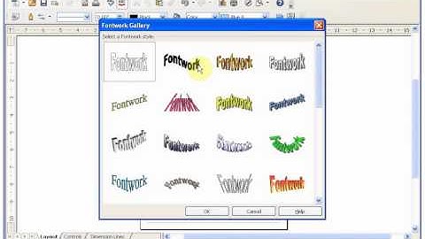 T1 Introduction to graphic text in Open Office Draw / Libreoffice