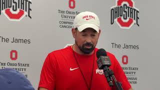 Highlights: Ryan Day speaks after Ohio State begins 2025 football practice