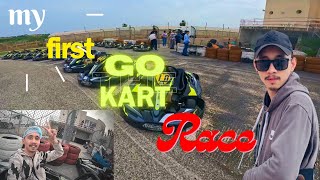My first Go kart race in italy 🇮🇹🏁