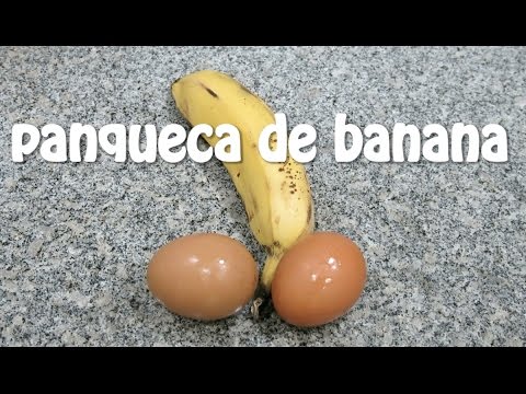 tutorial de PANQUECA DE BANANA | opção de café da manhã saudável
