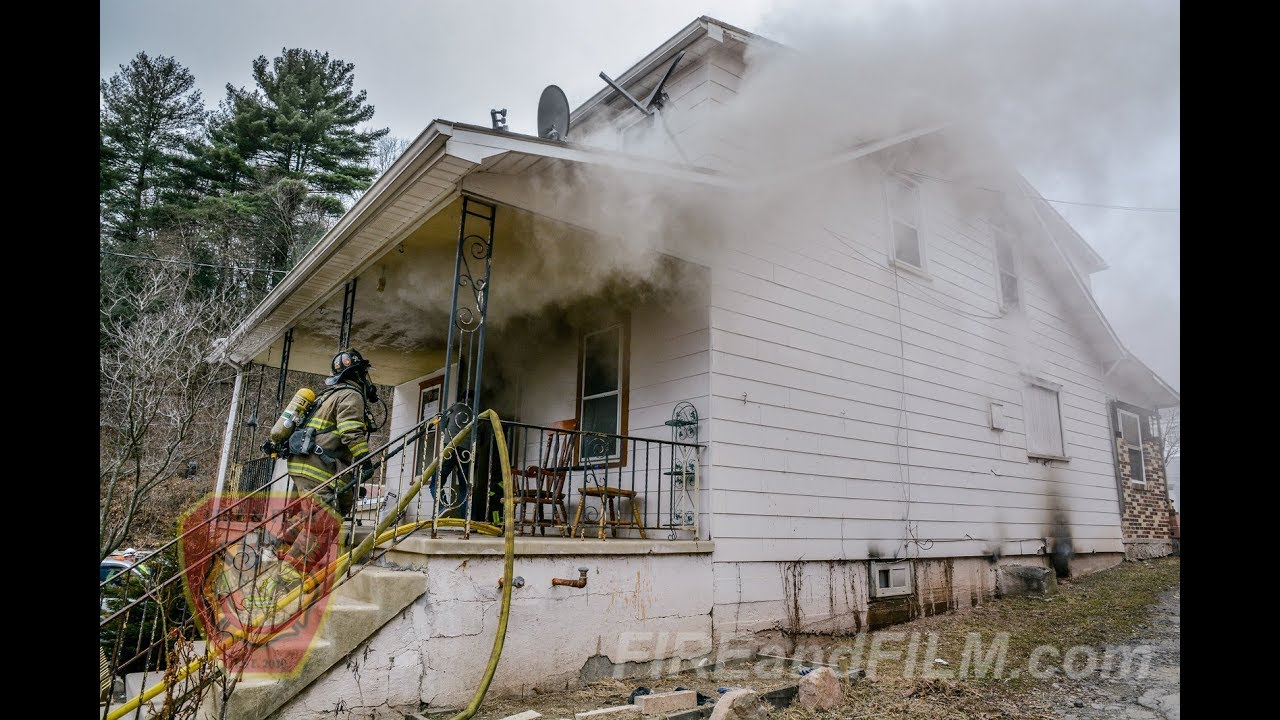 Schuylkill Haven battles basement fire 03/20/2018 YouTube