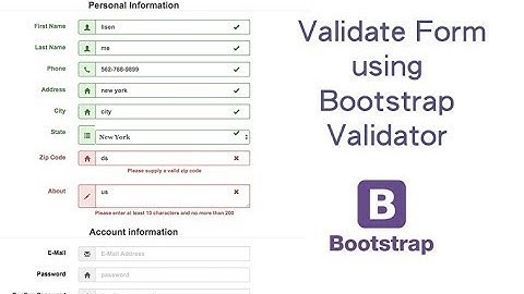 Bootstrap Form Validation
