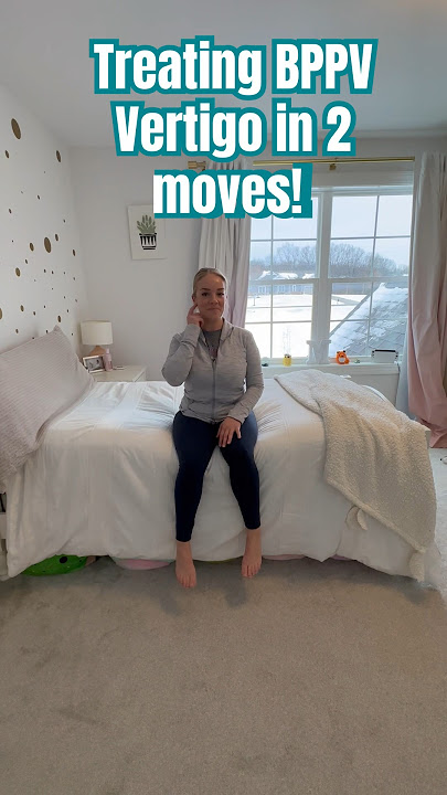 Get rid of vertigo in 2 minutes (BPPV treatment at home) Different from Epley #vestibular