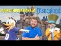 Brian Hull Does Impressions To Characters At Disneyland