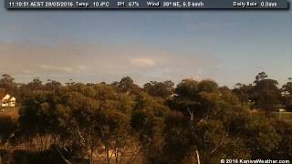 29 May 2016 - West Facing WeatherCam Timelapse