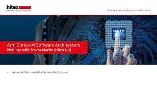 Hitex Webinar Arm Software Architecture II