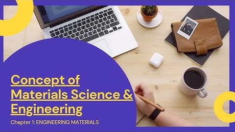 Chapter 1Concept of Materials Science and Engineering