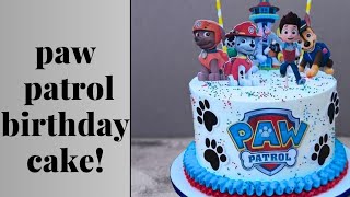 paw patrol cake | paw patrol birthday cake decoration ideas