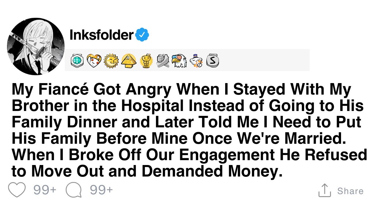 My Fiancé Got Angry When I Stayed With My Brother in the Hospital Instead of Going to His Family...