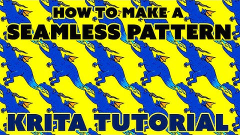 How to Make SEAMLESS PATTERNS with Krita